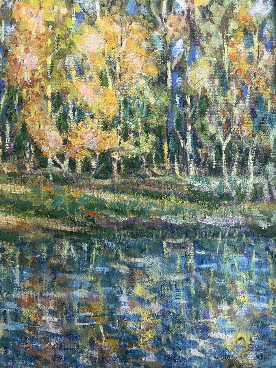 Autumn in Abundance, Original oil Painting, Ready to Hang For Sale 1