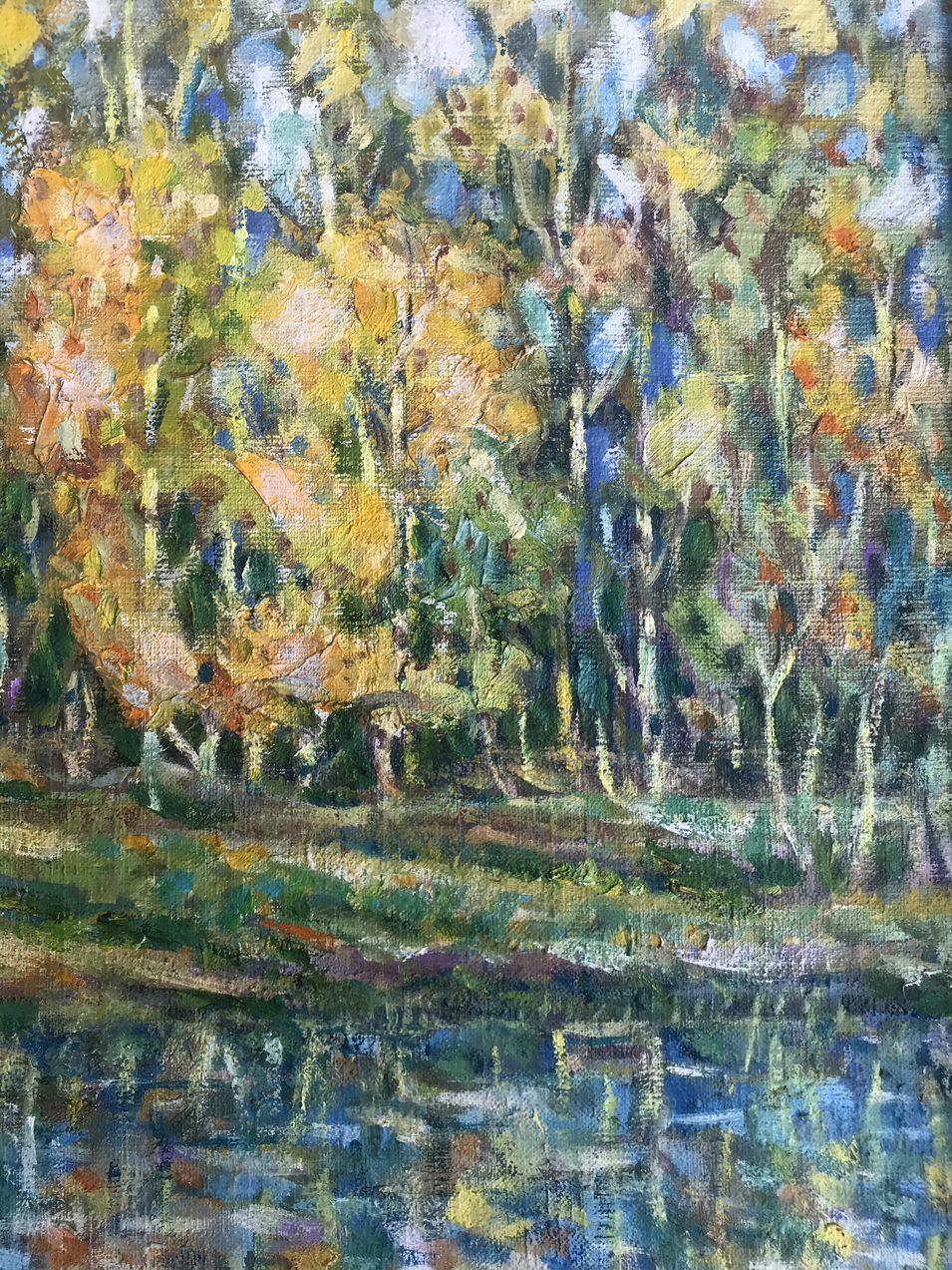 Autumn in Abundance, Original oil Painting, Ready to Hang For Sale 2