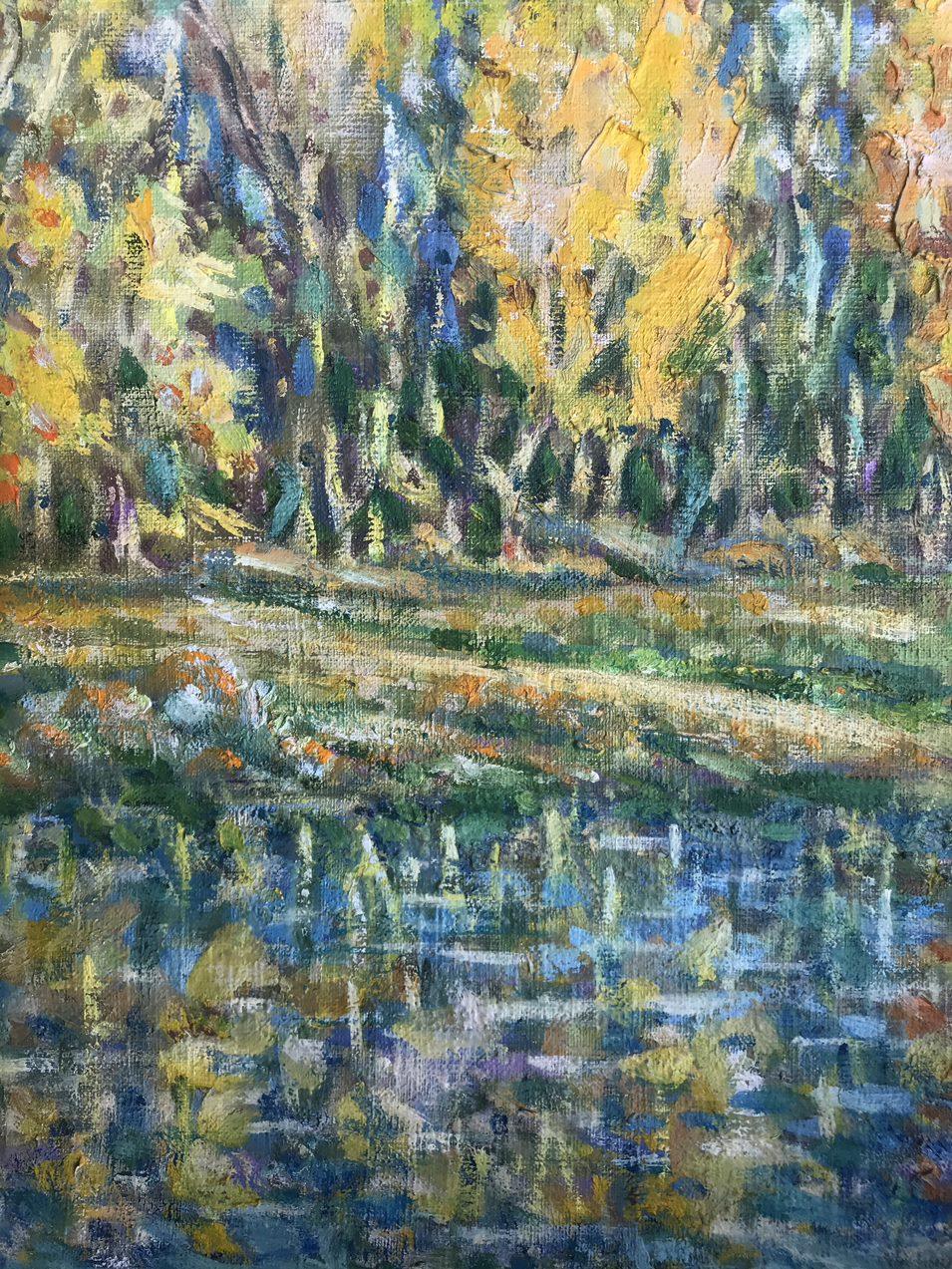 Autumn in Abundance, Original oil Painting, Ready to Hang For Sale 3