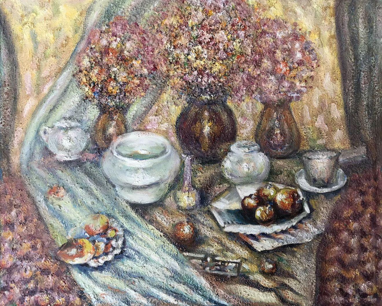 Ivan Shapoval Still-Life Painting - Happy Holiday, Still Life, Original oil Painting, Ready to Hang