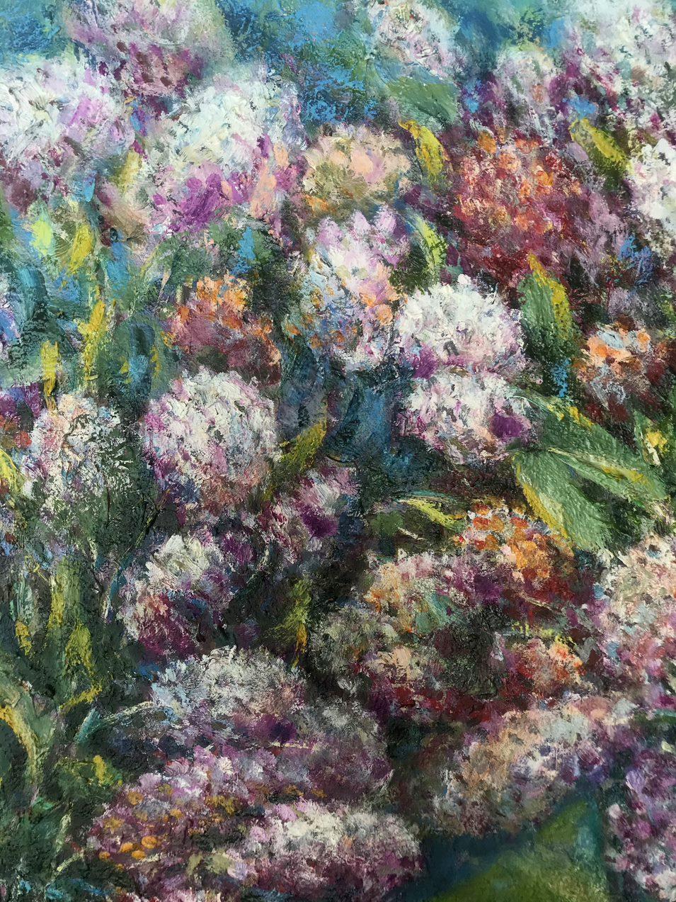 Lilac Idyll, Original oil Painting, Ready to Hang For Sale 2