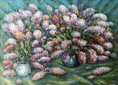 Lilac Idyll, Original oil Painting, Ready to Hang