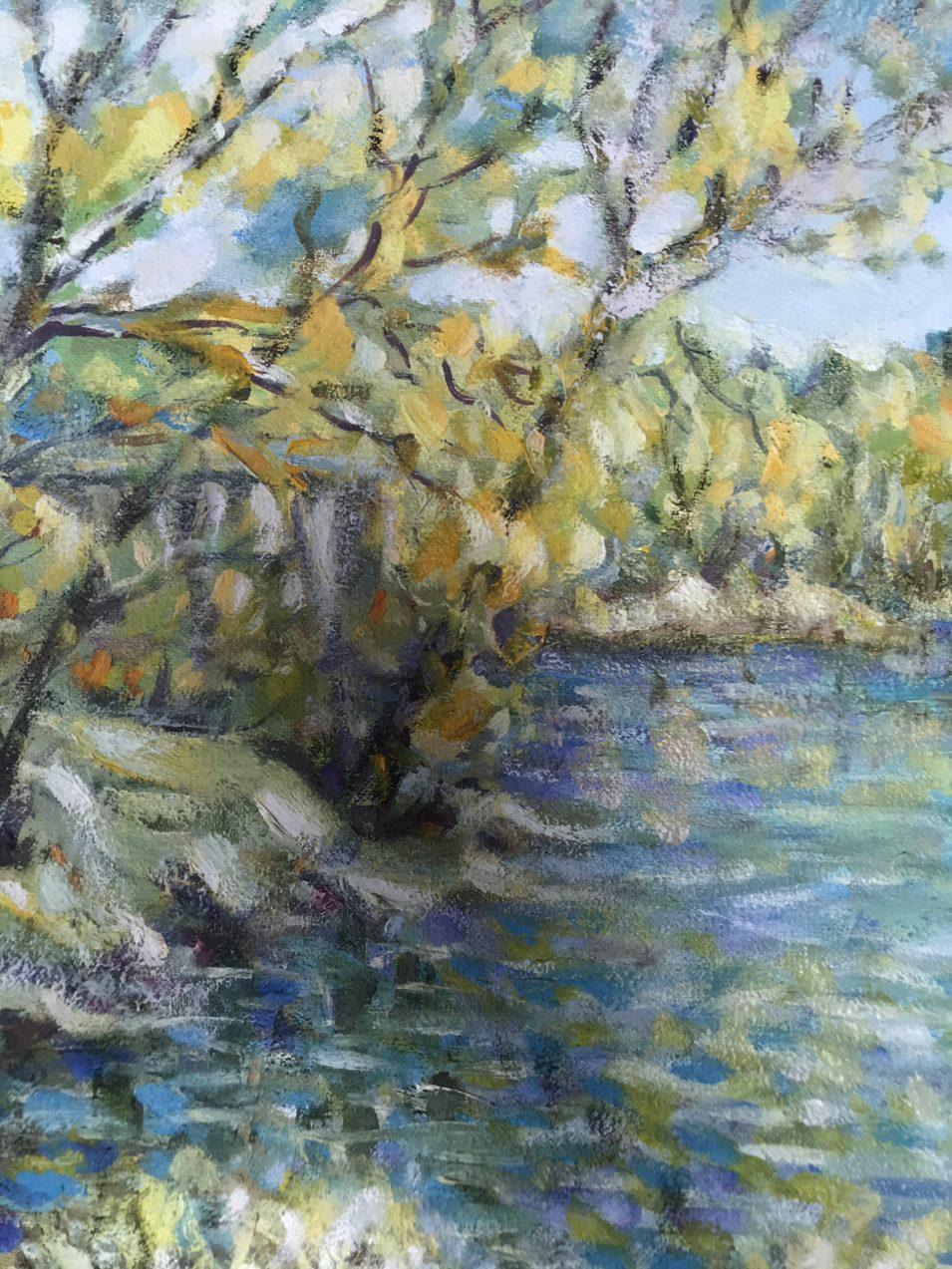 On Psla, Landscape, Original oil Painting, Ready to Hang 2