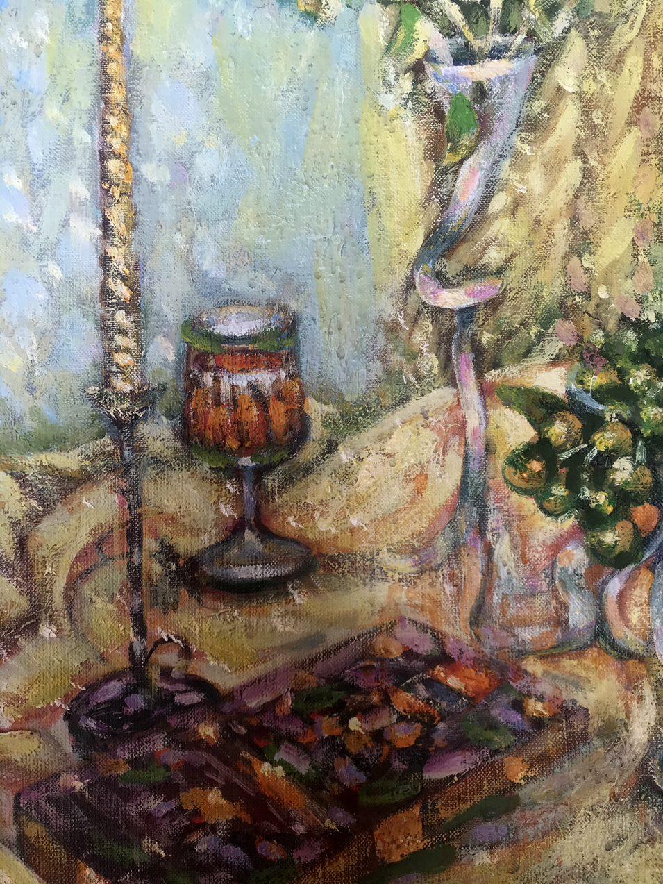 Recollection, still life, Original oil Painting, Ready to Hang For Sale 2