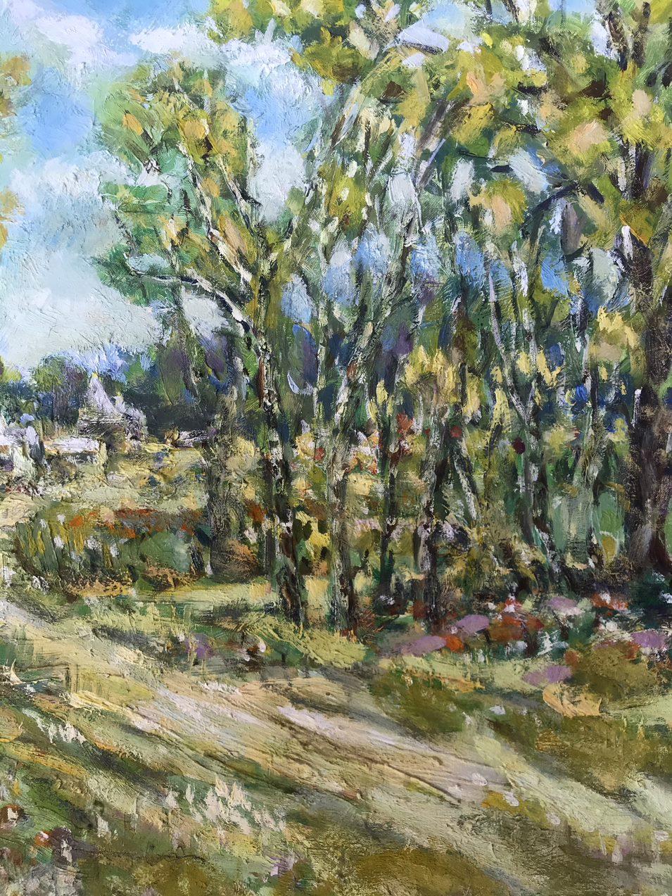 Sunny Day, Original oil Painting, Ready to Hang For Sale 1