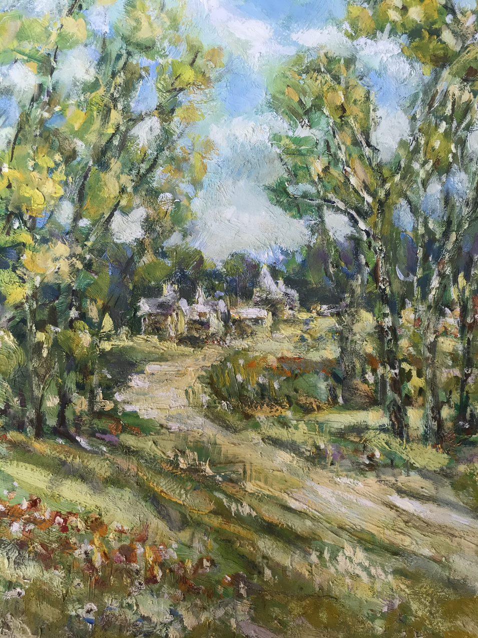 Sunny Day, Original oil Painting, Ready to Hang For Sale 2