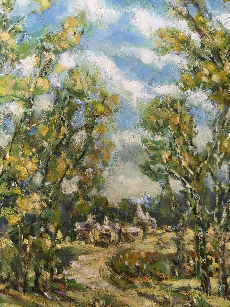 Sunny Day, Original oil Painting, Ready to Hang For Sale 3