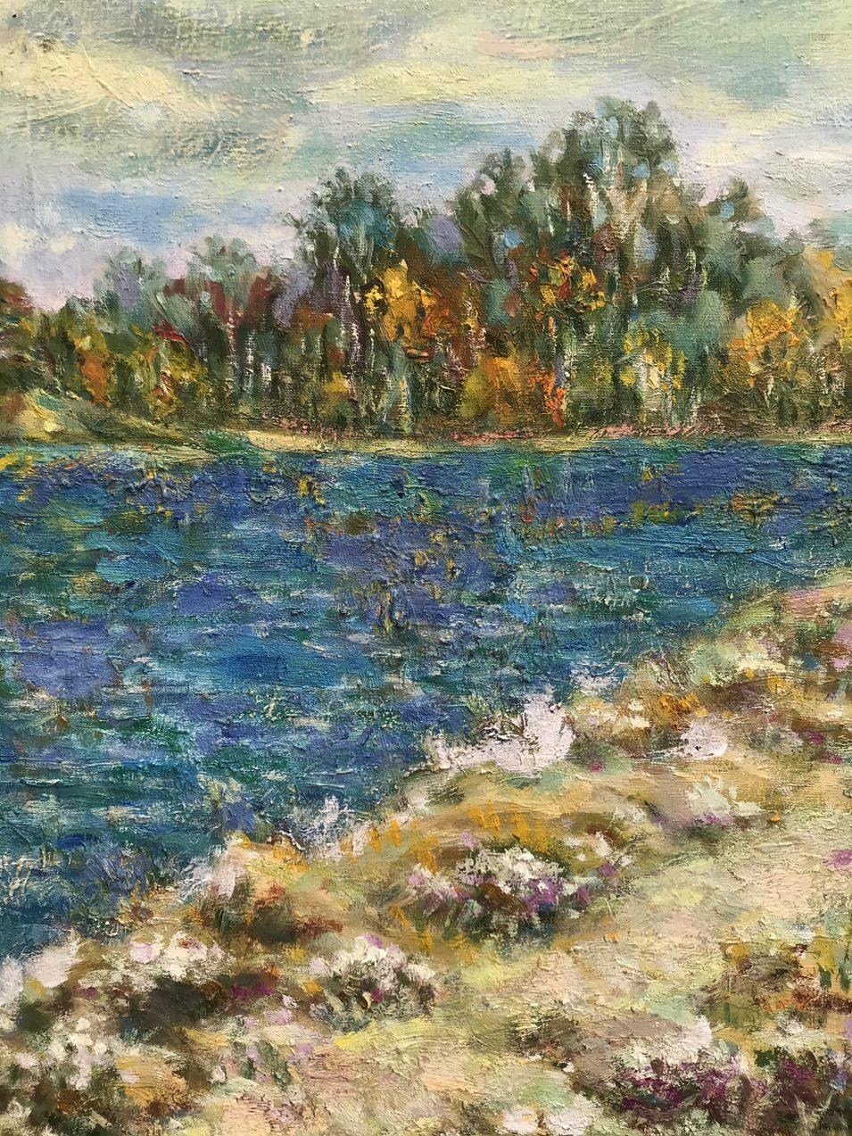The Bass Tract, Original oil Painting, Ready to Hang For Sale 2