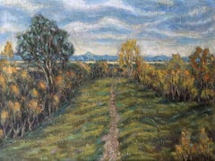 The Beginning of Autumn, Original oil Painting, Ready to Hang