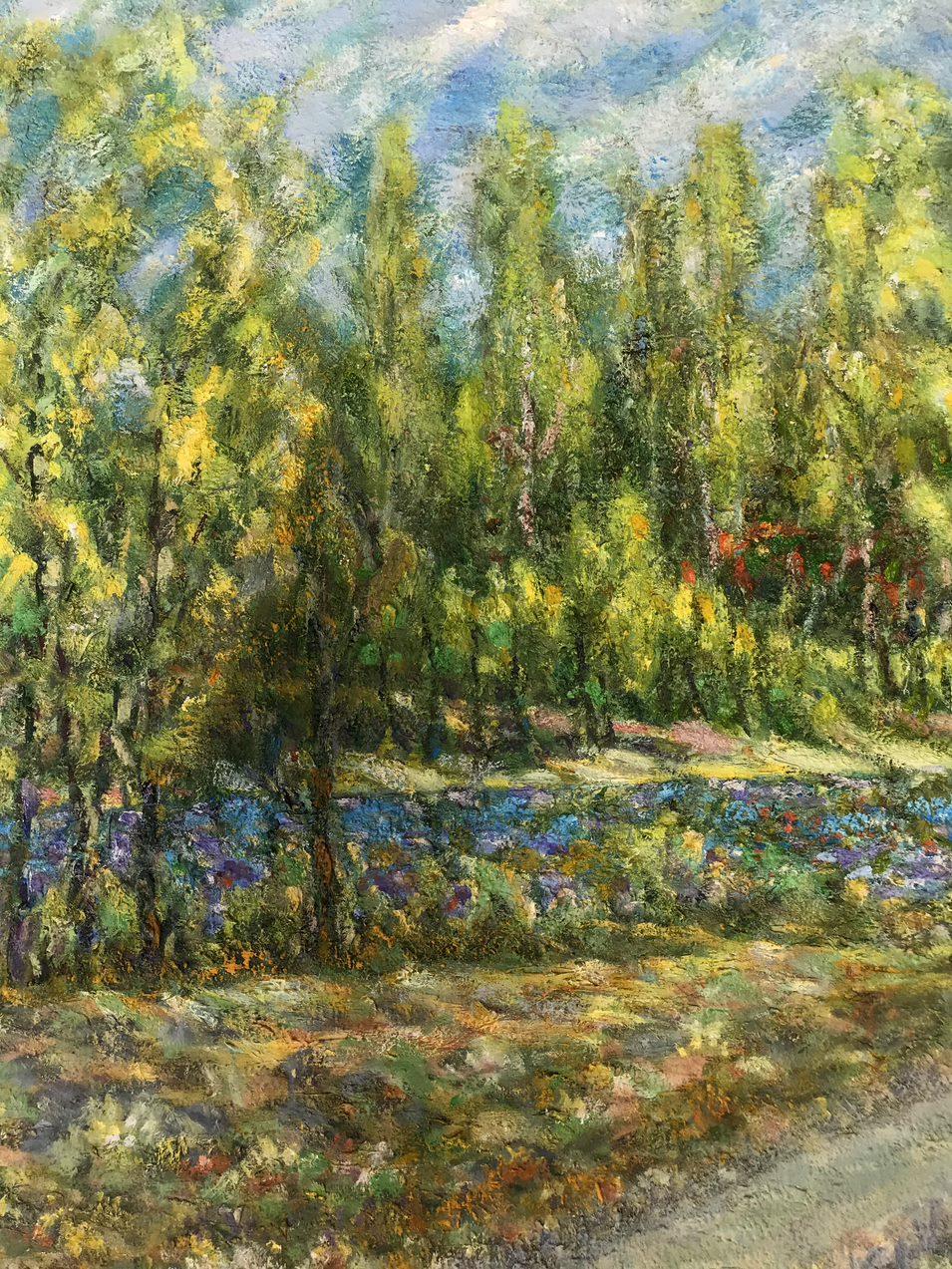 Artistics: Shapoval Ivan Leontyevich
Lavoro: Pittura a olio originale, opera d'arte fatta a mano, unica nel suo genere 
Mezzo: Olio su tela
Stile: Impressionismo
Anno: 2011
Titolo: Il paesaggio della regione di Sumy,
Dimensioni: 31,5