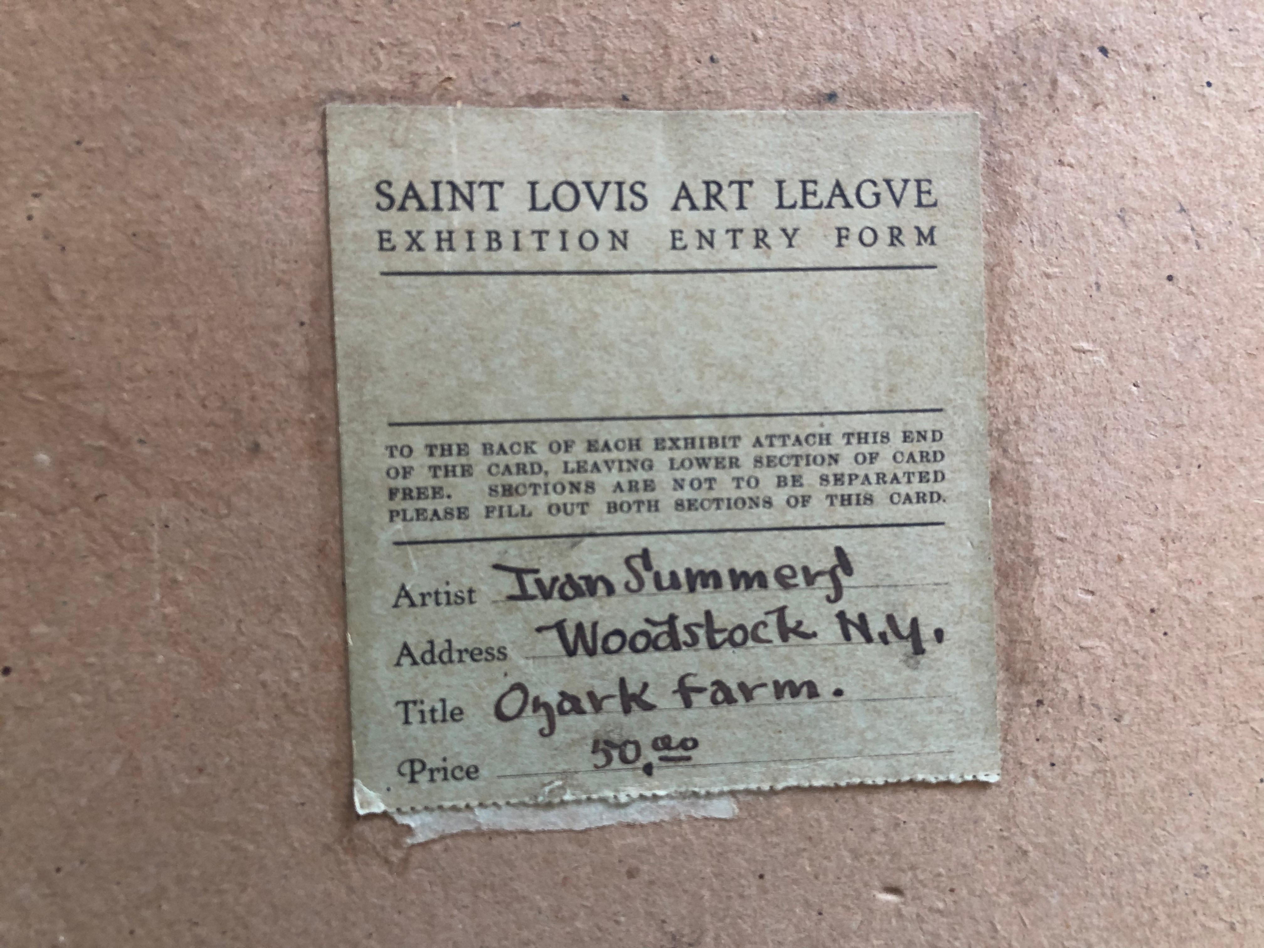 Ivan Summers Début du 20e siècle Missouri Ozark Paintings en vente 12