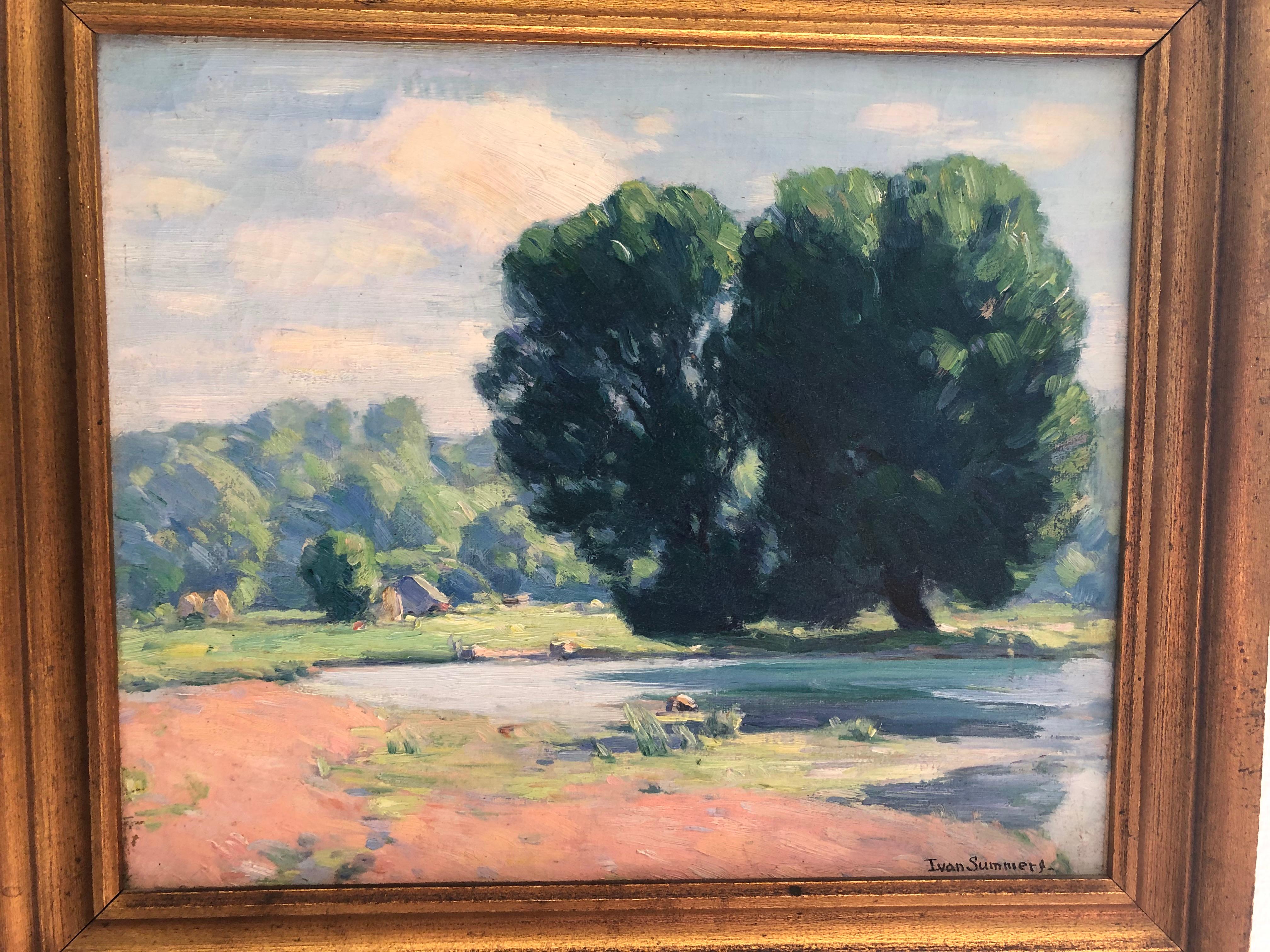 Ivan Summers Début du 20e siècle Missouri Ozark Paintings en vente 1