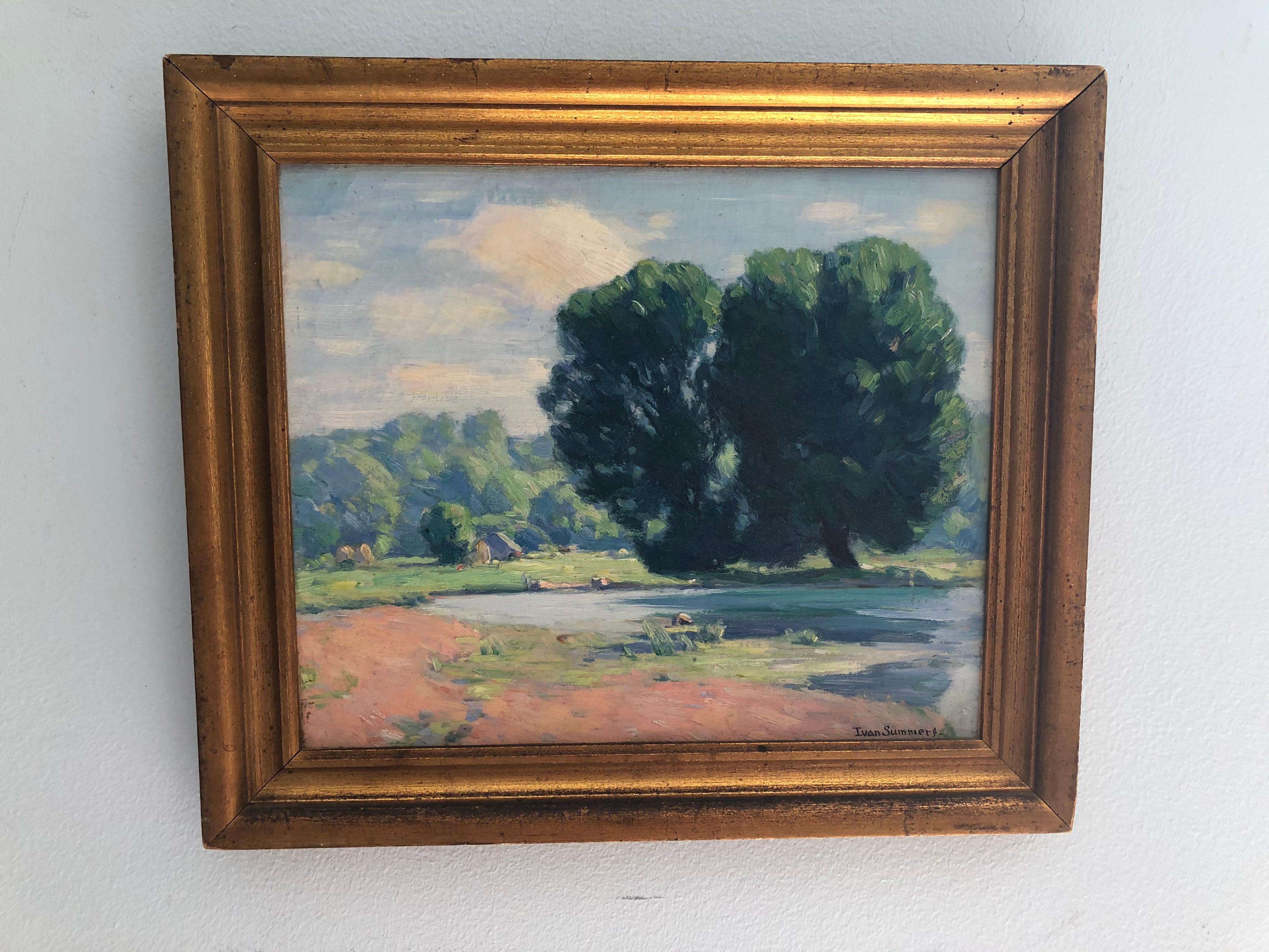 Ivan Summers Début du 20e siècle Missouri Ozark Paintings en vente 2