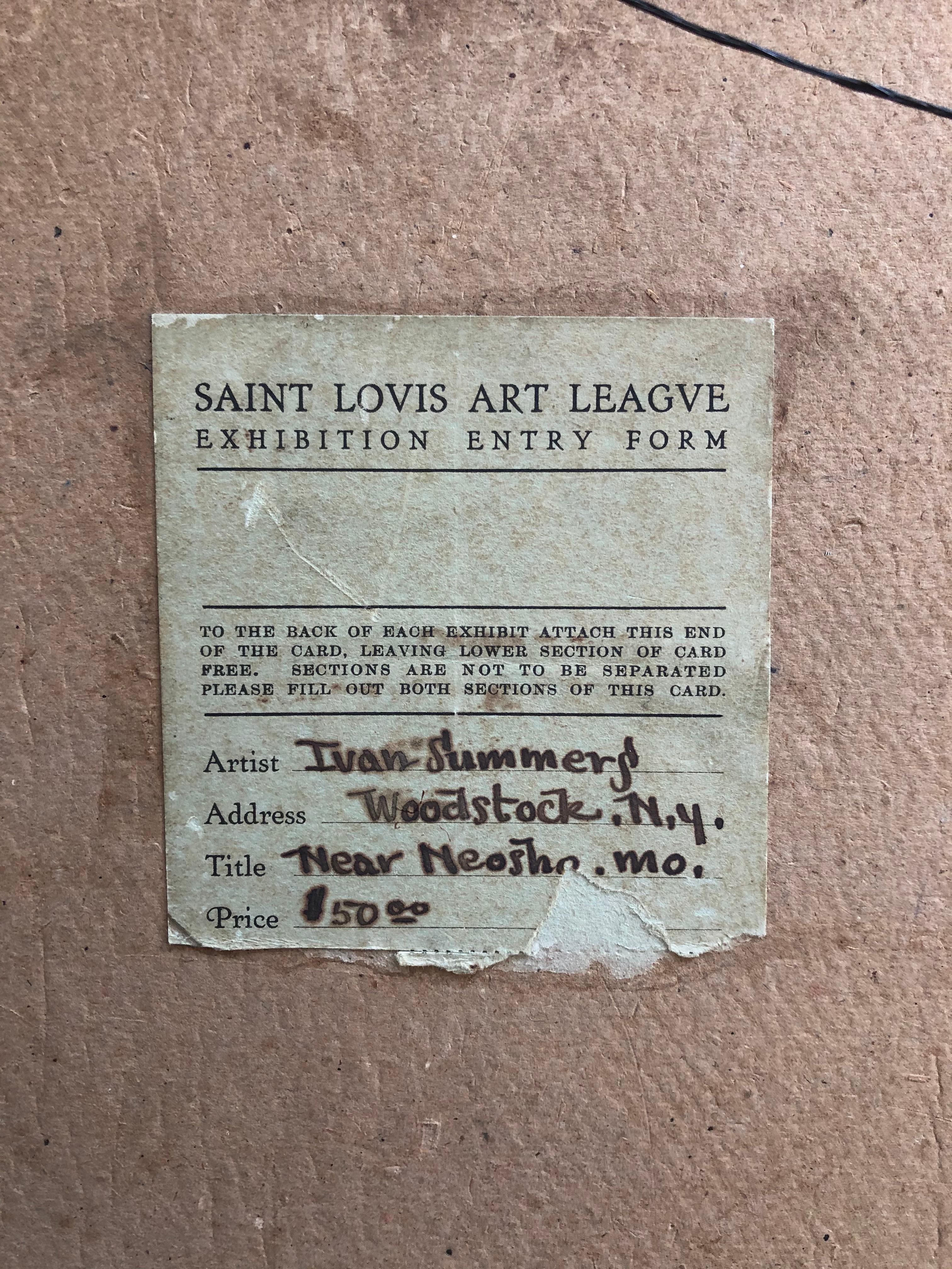 Ivan Summers Début du 20e siècle Missouri Ozark Paintings en vente 4