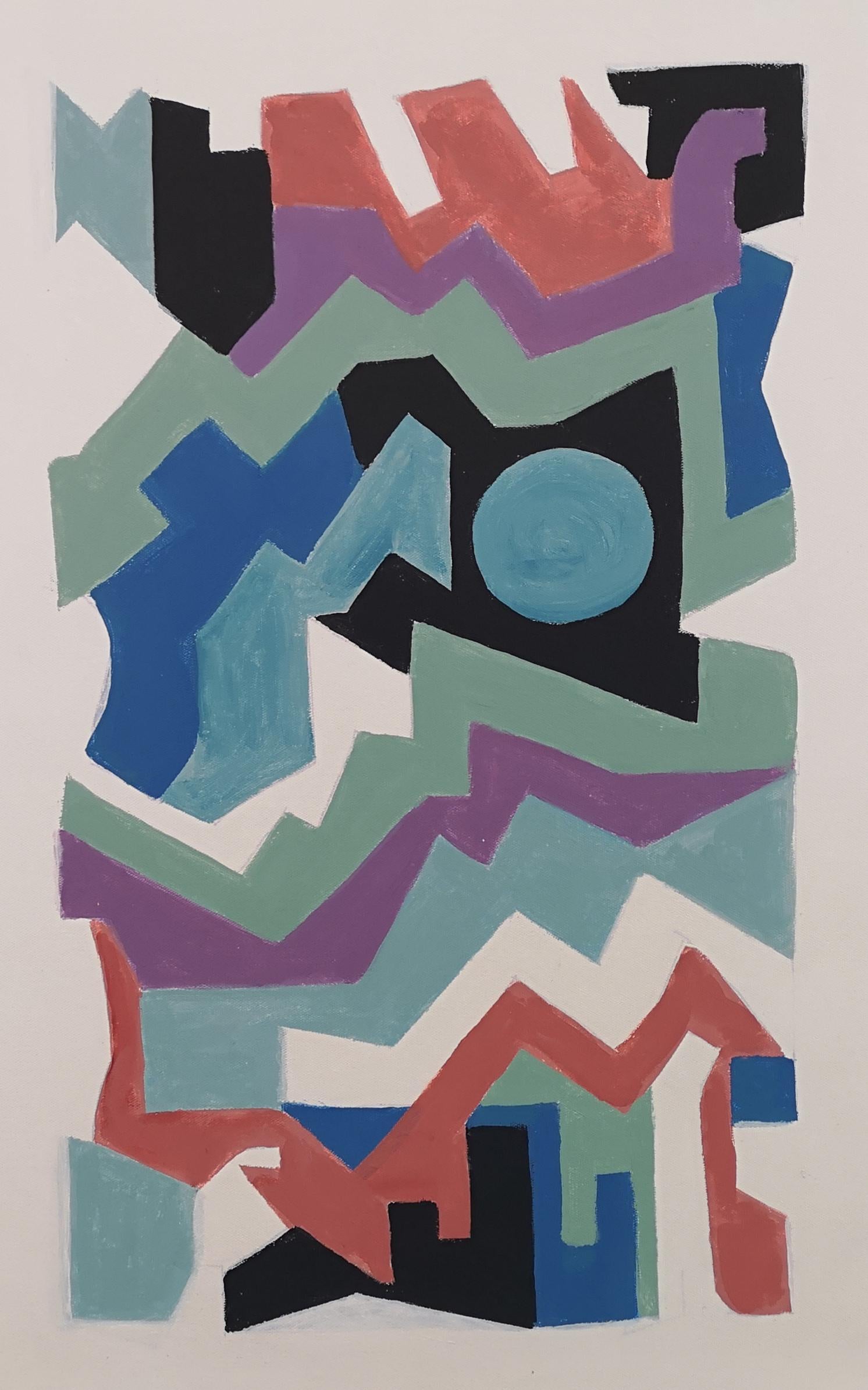 IVAN SUVANJIEFF  Abstract Painting - Tiny humans in your pancreas