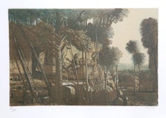 Le Leze, lithographie réaliste américaine d'Ivan Theimer