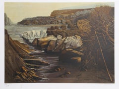 Le Leze I, lithographie réaliste américaine d'Ivan Theimer