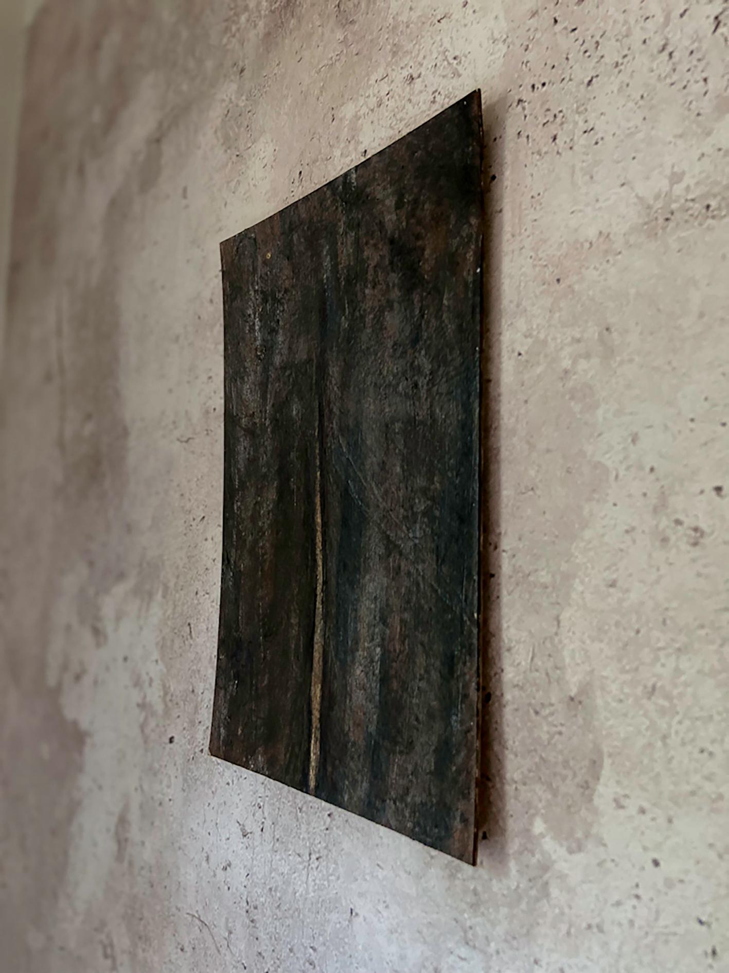 Foresta. Pittura originale astratta - Abstract Painting Grigio di Ivan VASYUTIN 