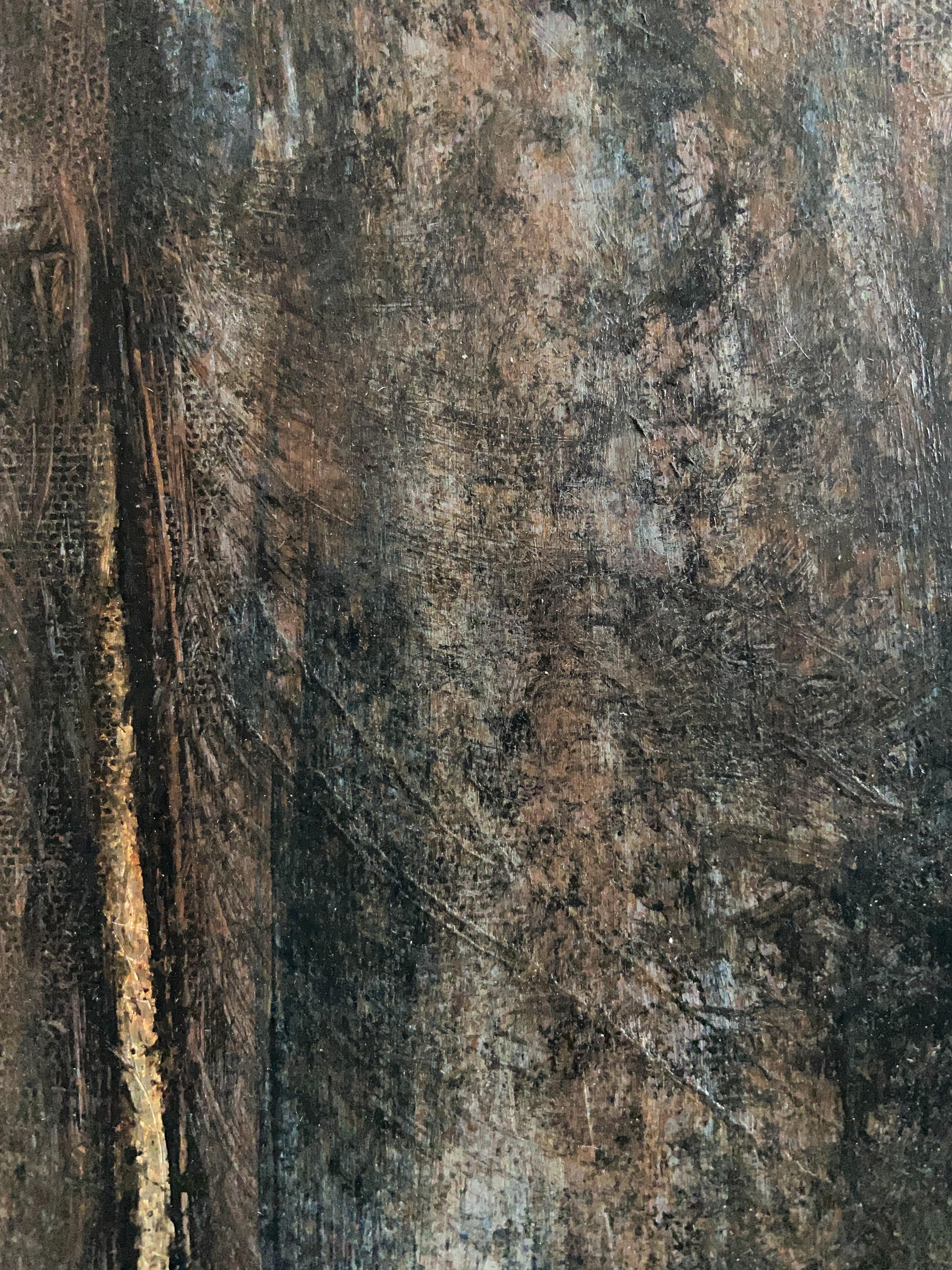 Foresta. Pittura originale astratta in vendita 2