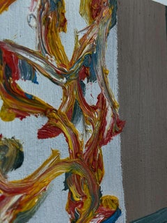 Summer day. Abstract original painting