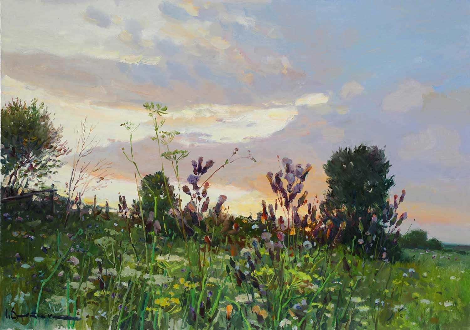 Ivan Vityuk Landscape Painting - On The Outskirts