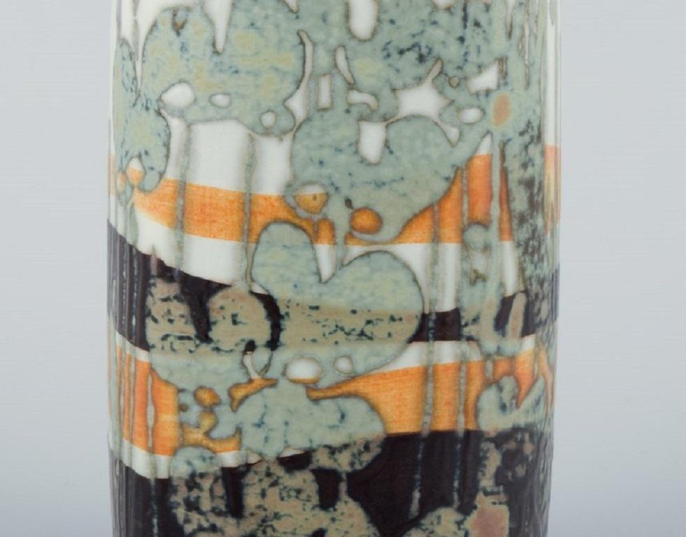 Ivan Weiss for Royal Copenhagen, Two Faience Vases, 1975-1979 For Sale 2
