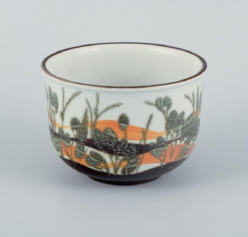 Danish Ivan Weiss for Royal Copenhagen, Vase and Bowl in Faience, 1975-1984 For Sale
