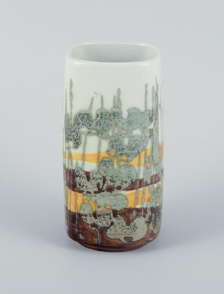 Ivan Weiss for Royal Copenhagen, Vase and Bowl in Faience, 1975-1984 For Sale 2