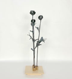 Buttercups hand-forged in iron