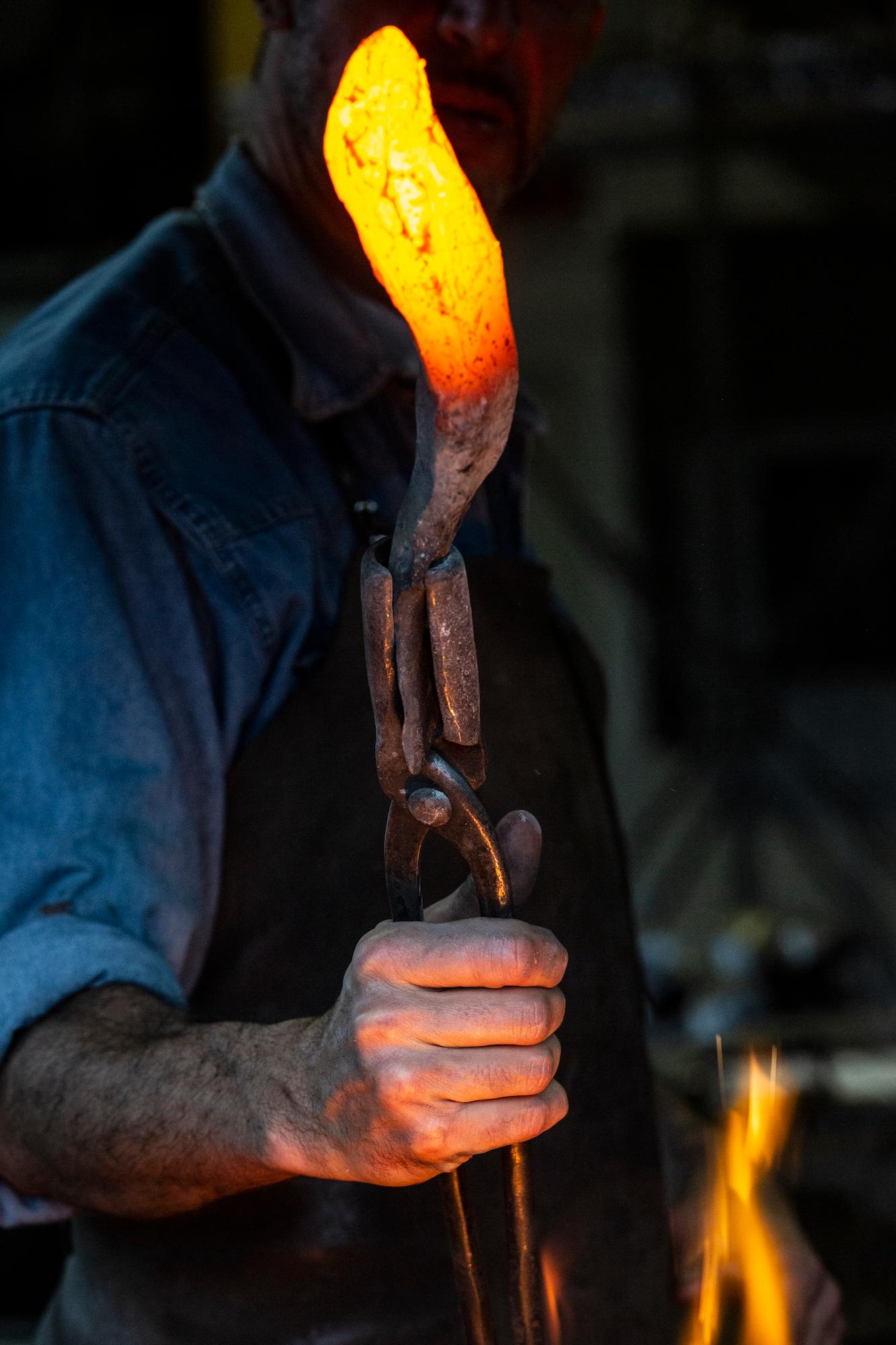 Incredible iron hand forged reed  Perfect outdoor and indoor sculpture in vendita 6