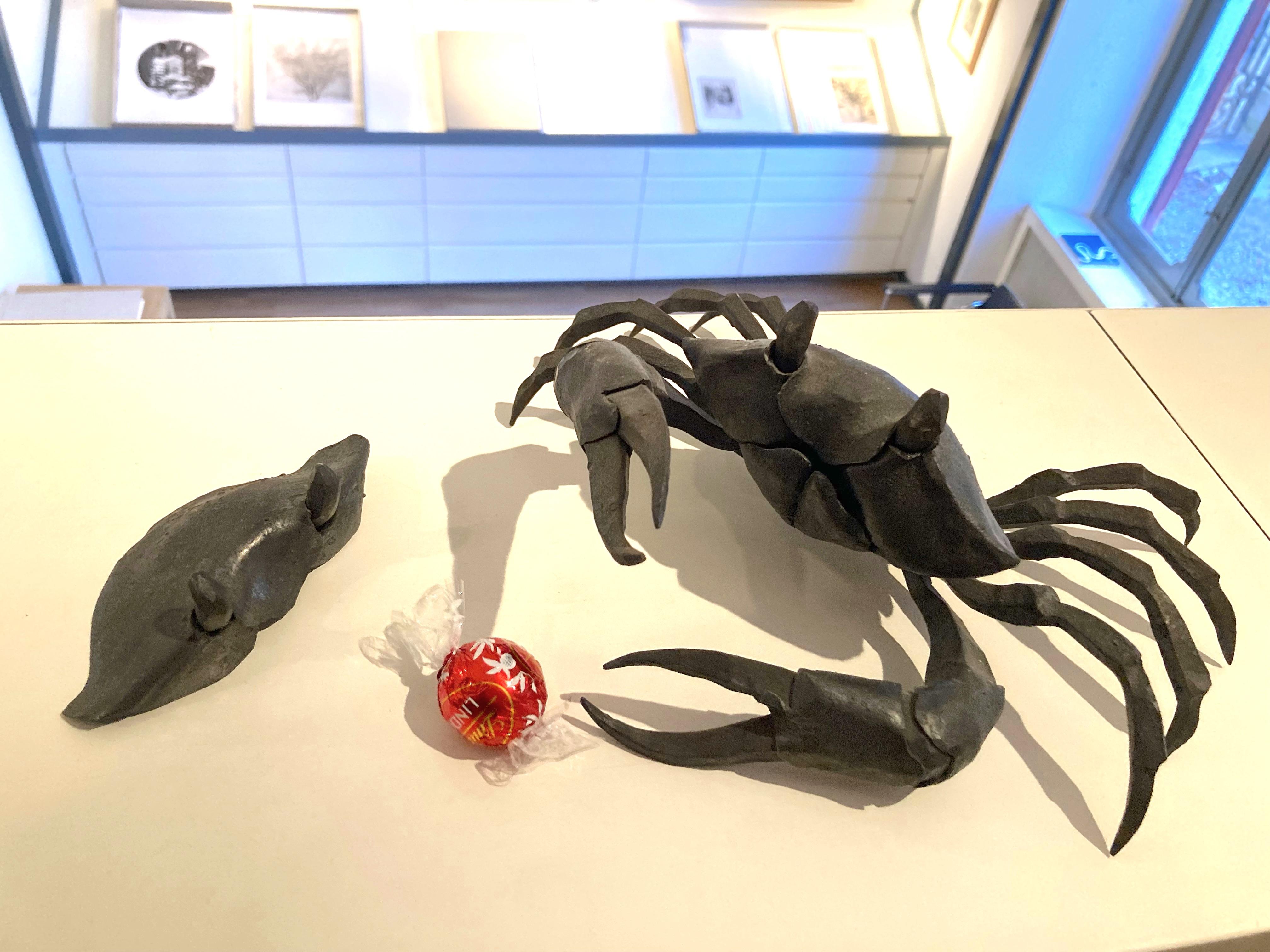 La marche des crabes, série de sculptures en fer forgé d'un forgeron italien en vente 4