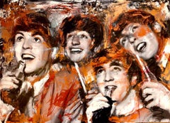 The Beatles - Mixed Media by Ivana Burello - 2020