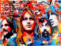 Pink Floyd - Original Acrylic by Ivana Burello - 2021