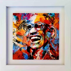 Ray Charles - Peinture à l'acrylique de Ivana Burello - 2022