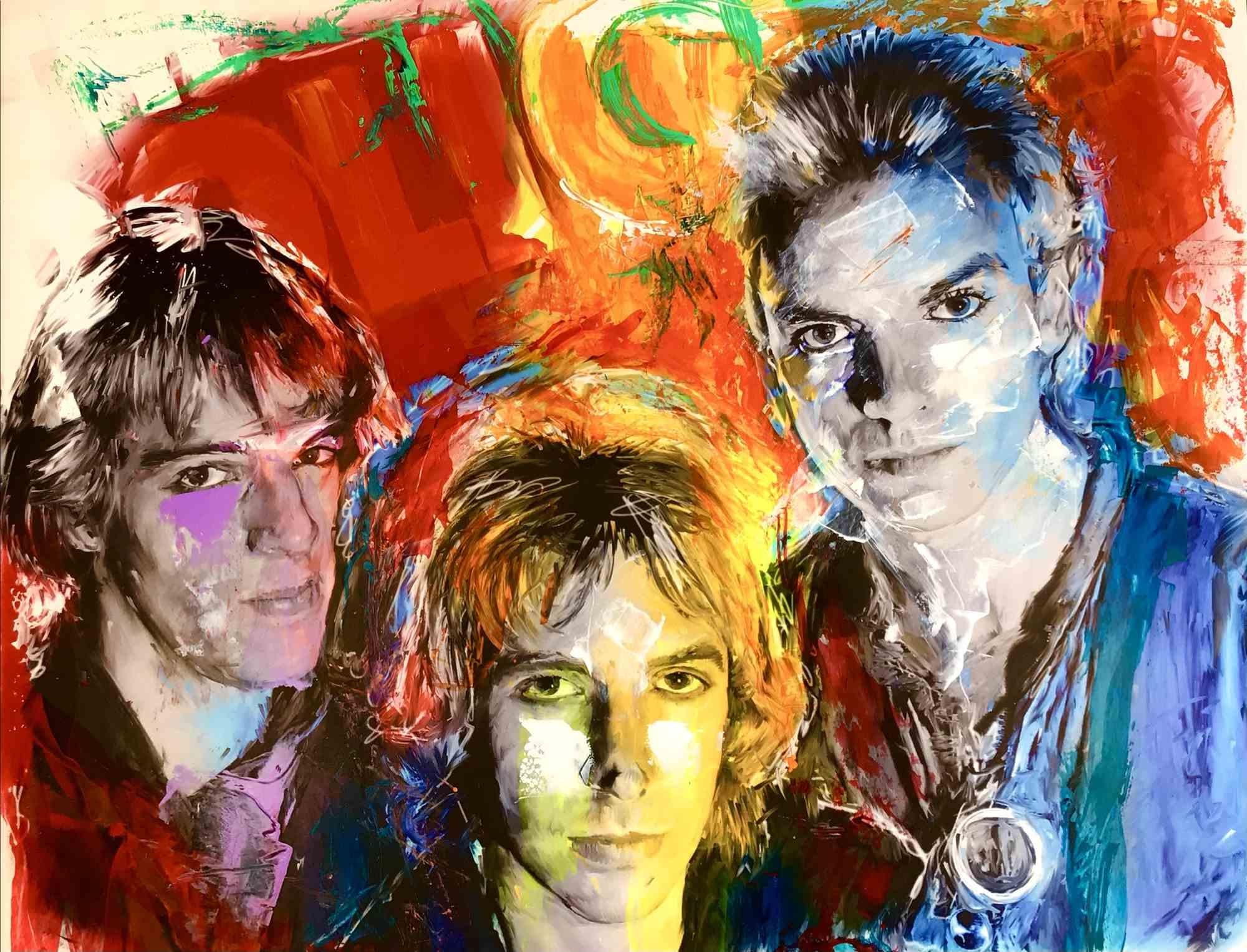 The Police - Paintings by Ivana Burello - 2018