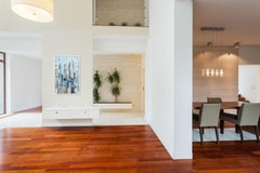 Entre las líneas de la ciudad - Paisaje abstracto Paisaje urbano Pintura original