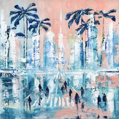City Palm Trees 3