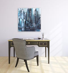 Manhattan Spirit - Paysage abstrait Cityscape - Peinture originale