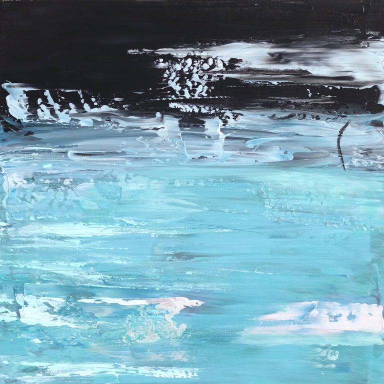 Ocean California (Diptych) - Abstract Painting by Ivana Milosevic