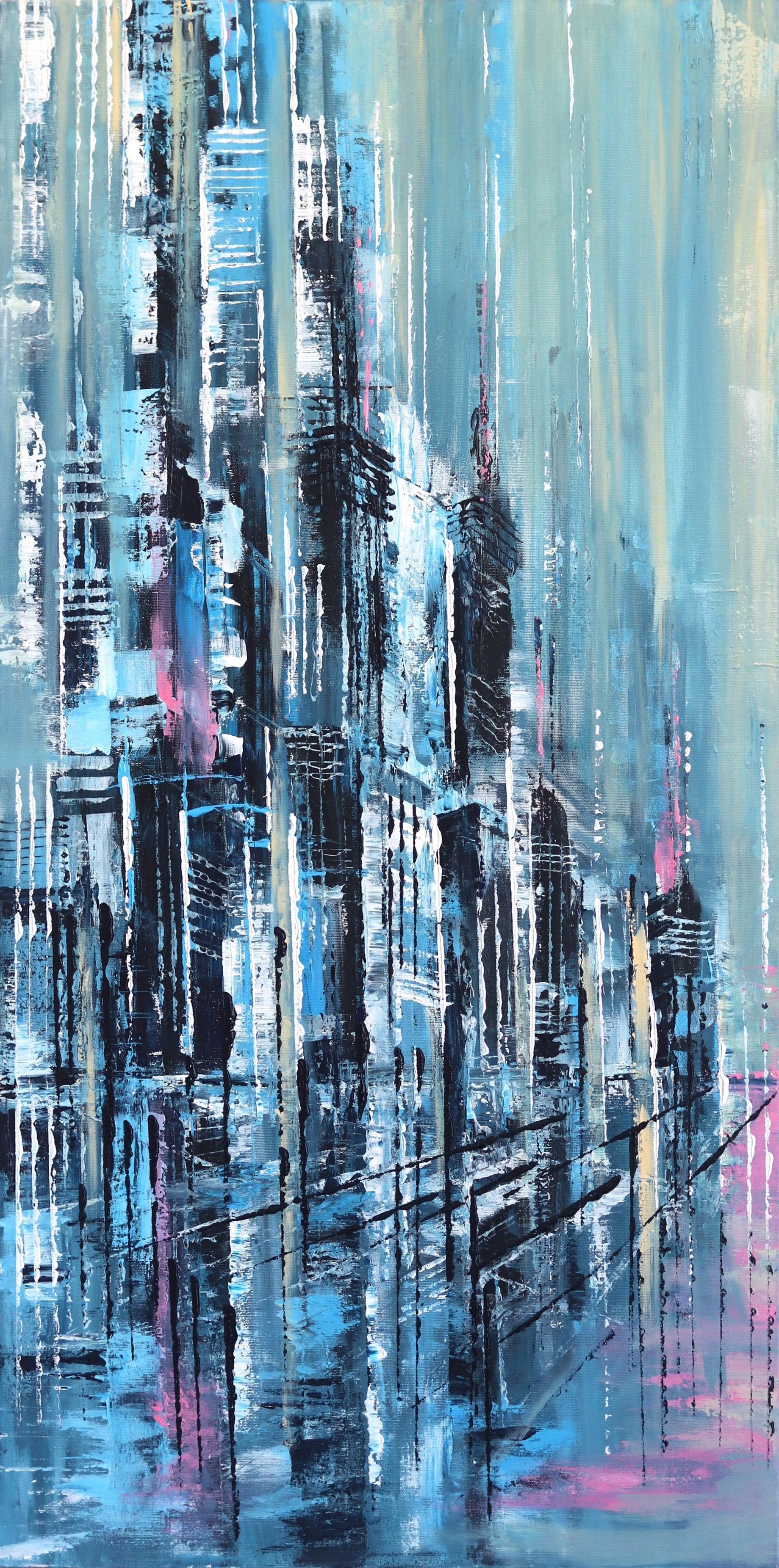 Ivana Milosevic Abstract Painting - On The Street 1