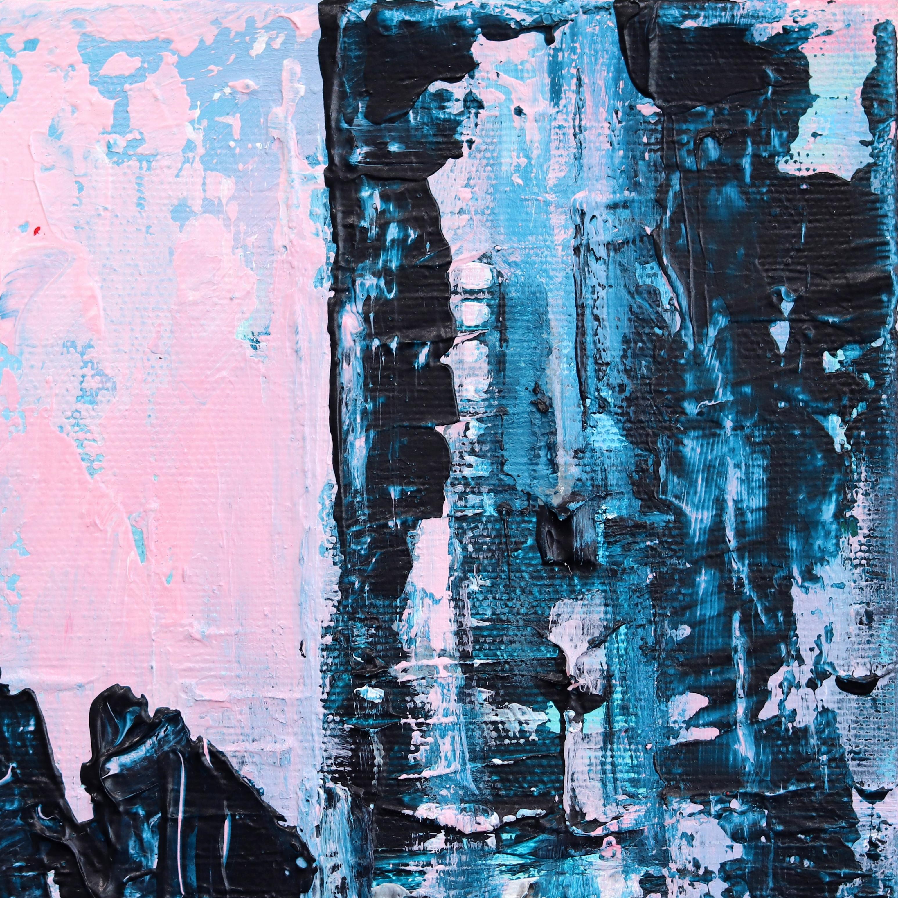 Ivana Milosevic creates vibrant, yet soothing water landscapes that emphasize color and texture. She uses palette knives and brushes to carve details into layers of paint. They reflect a form of abstraction through the simplification of composition