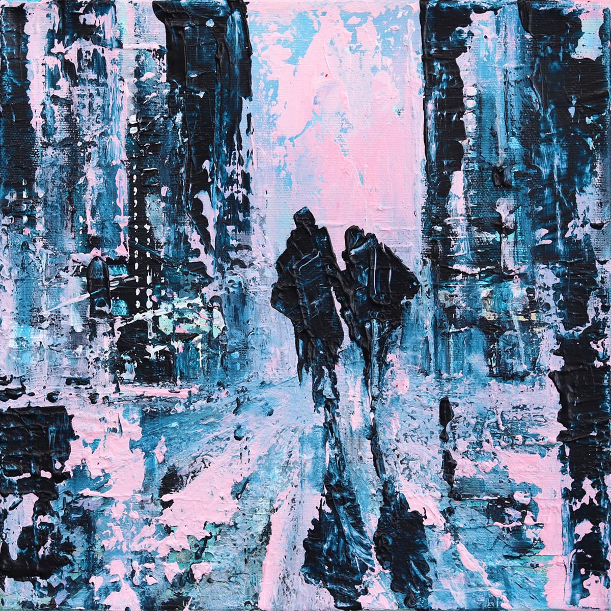 Ivana Milosevic Abstract Painting - Rain Love
