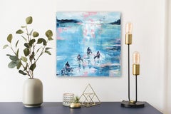 Vitamin Sea 03-1 - Abstract Original Textural Landscape Painting