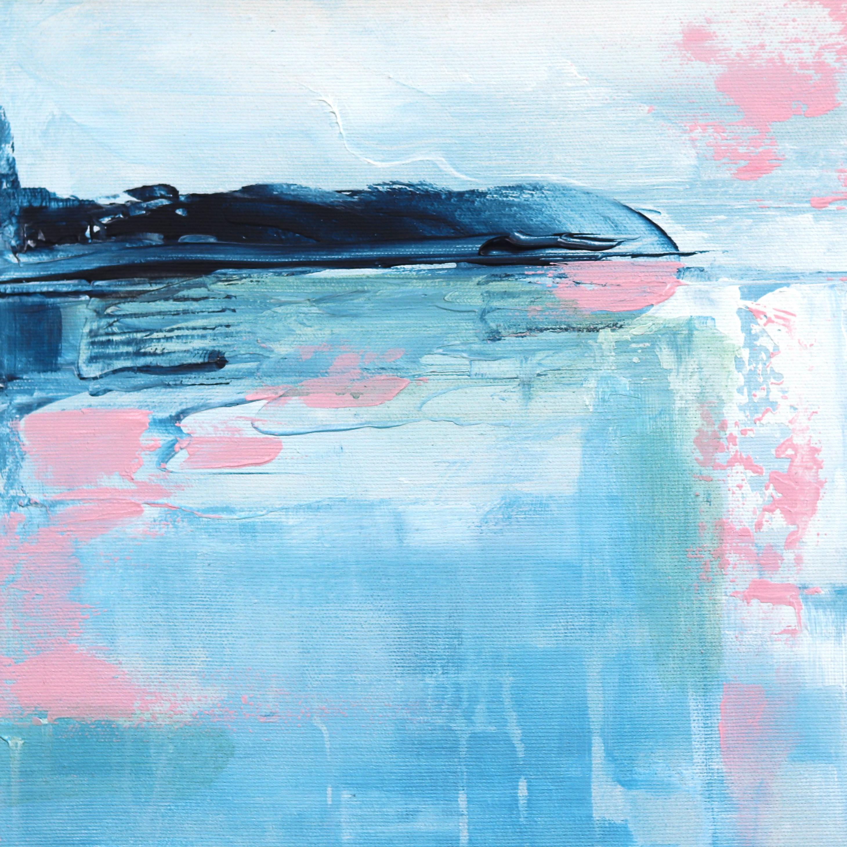 Ivana Milosevic crea paisajes acuáticos vibrantes, pero relajantes, que destacan el color y la textura. Utiliza espátulas y pinceles para esculpir detalles en capas de pintura. Reflejan una forma de abstracción mediante la simplificación de la
