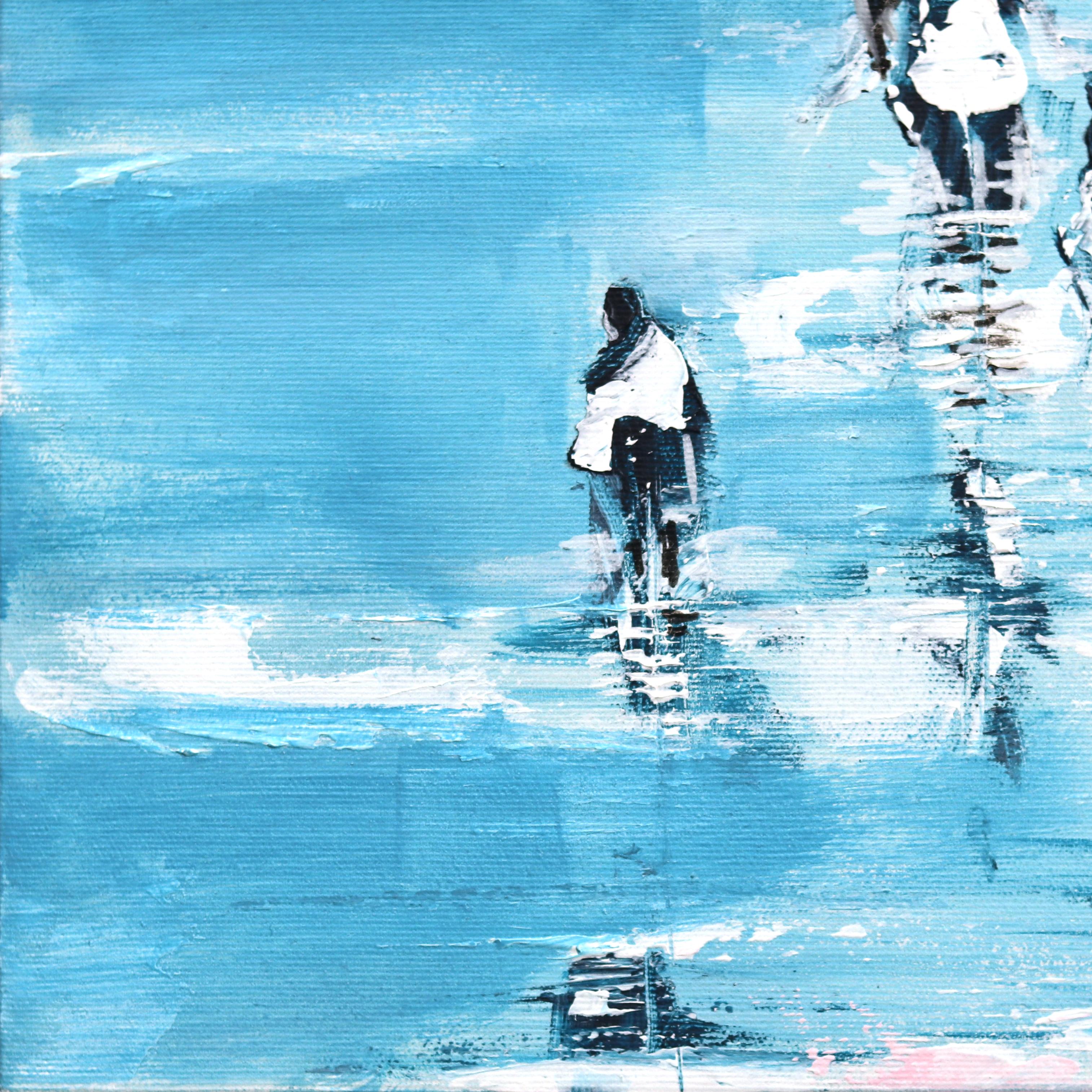 Vitamin Sea 04-1 - Peinture de paysage originale abstraite - Post-impressionnisme Painting par Ivana Milosevic