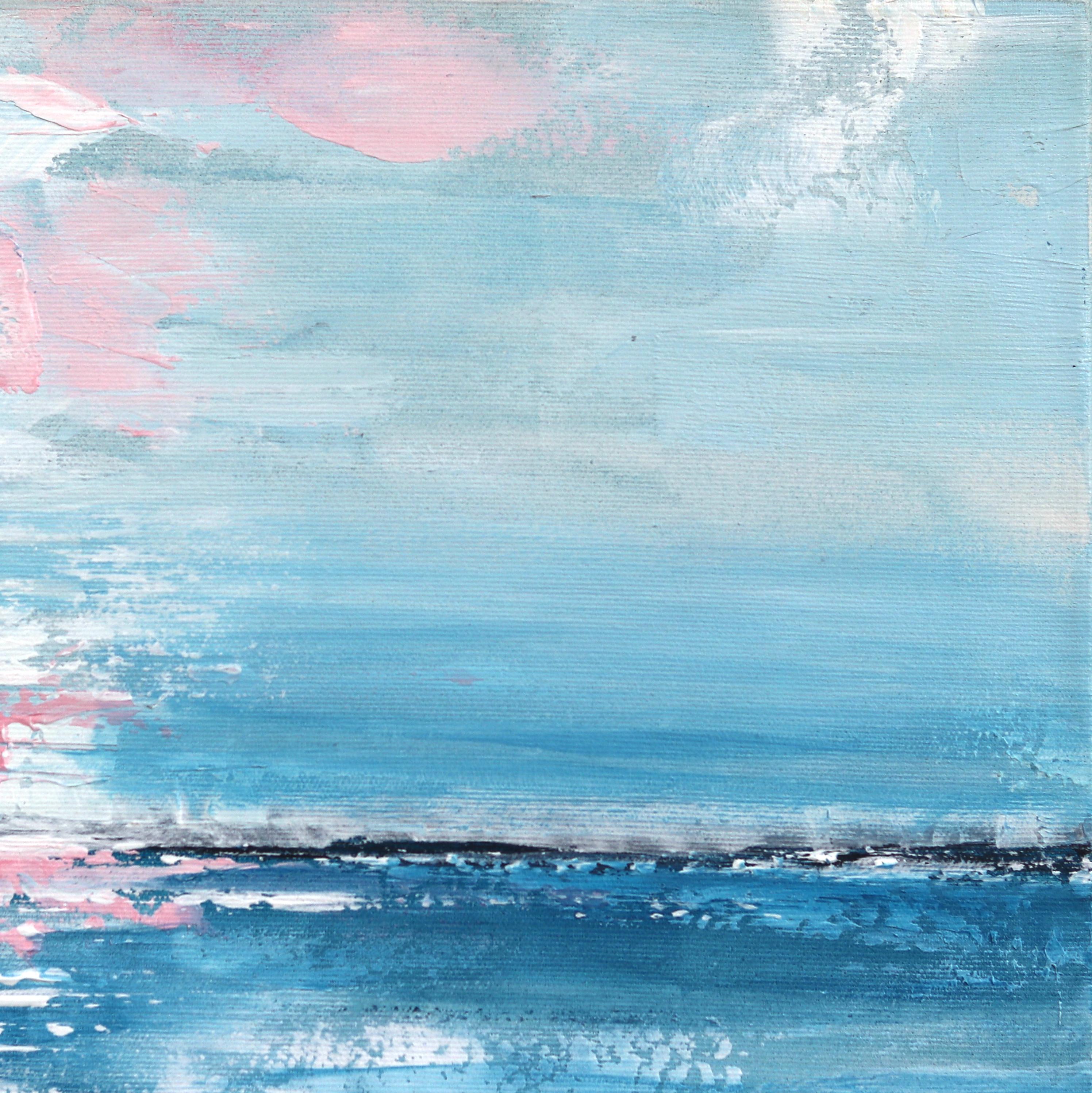 Vitamin Sea 04-1 - Peinture de paysage originale abstraite en vente 3
