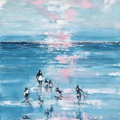 Vitamin Sea 04-1 - Peinture de paysage originale abstraite