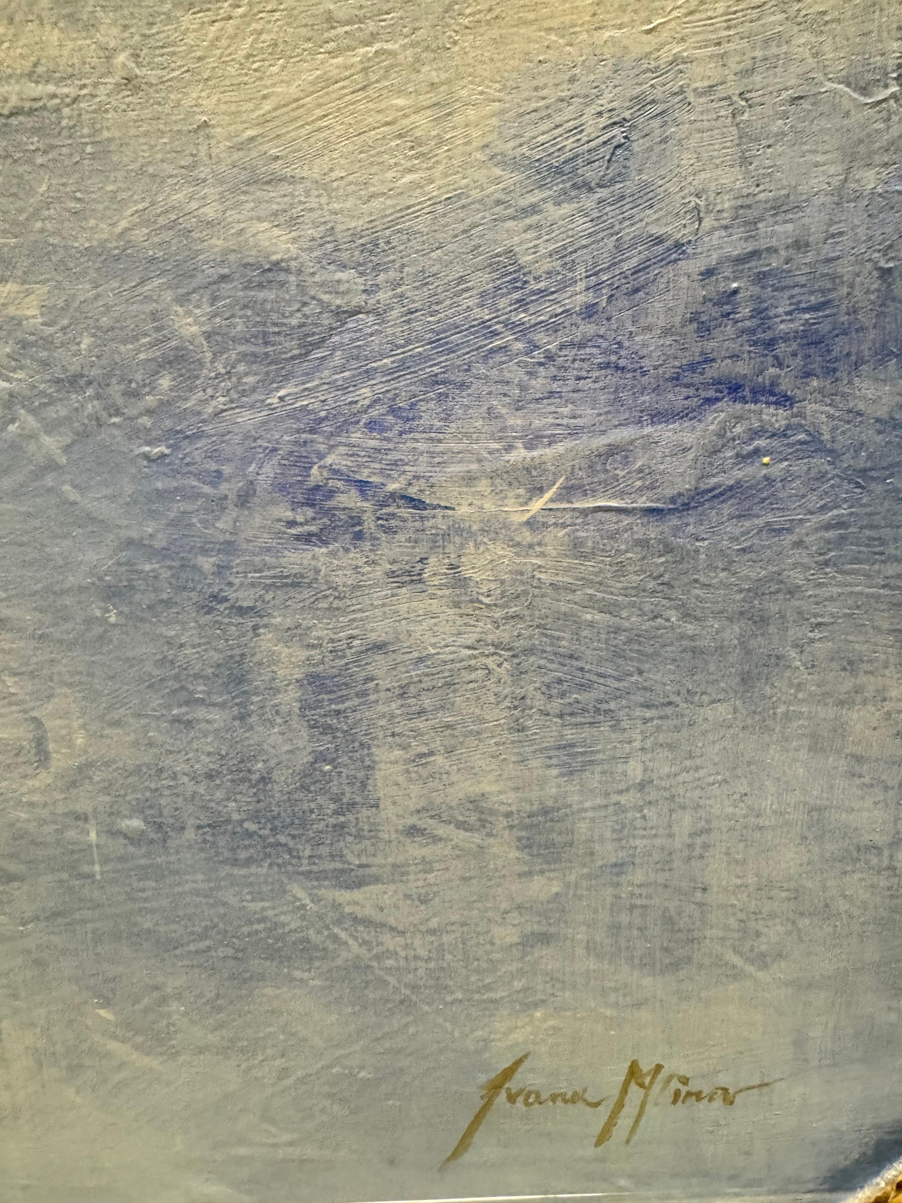 Komm mit mir fliegen (Grau), Animal Painting, von Ivana Mlinar