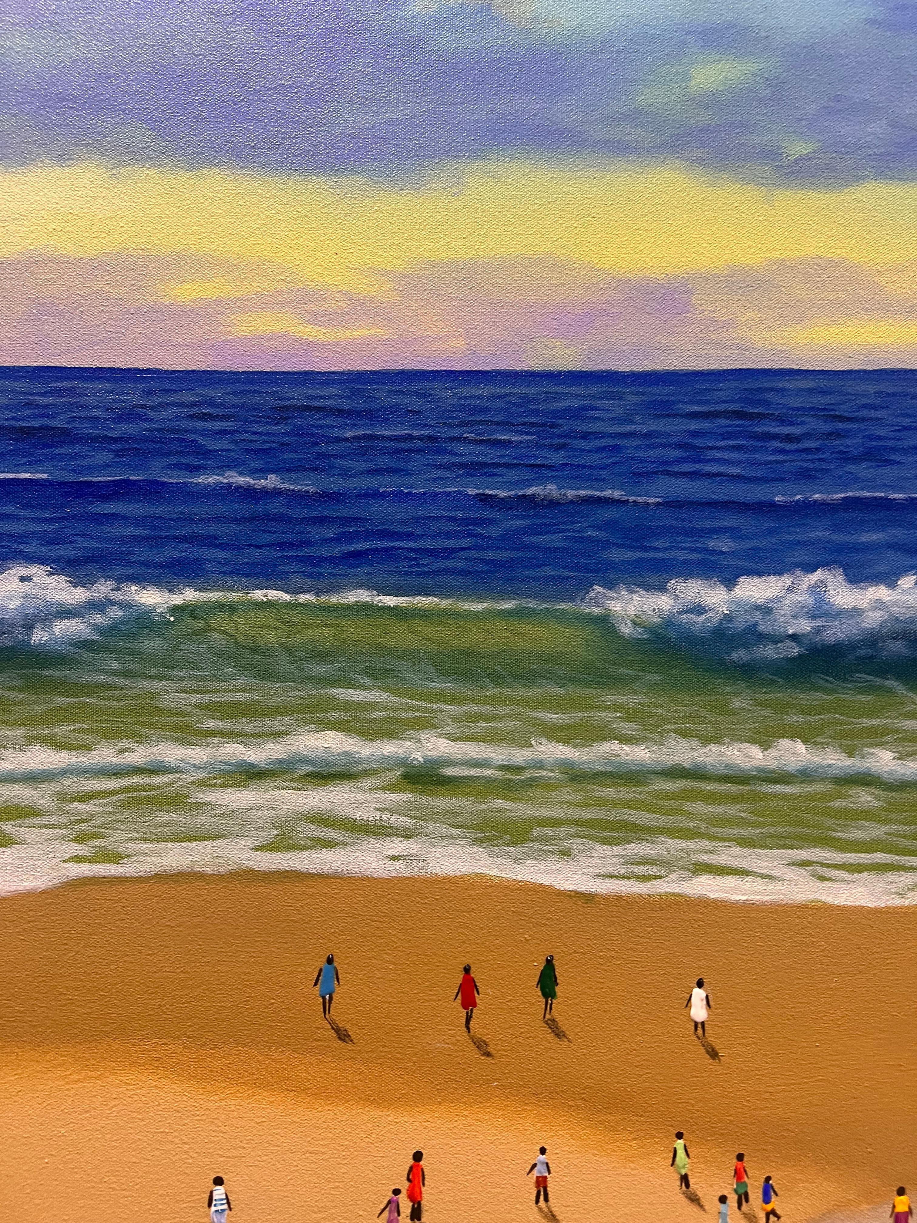 This painting is in excellent condition and has only been shown in a gallery setting.

Ivana Mlinar has loved art and the process of creating art since she was a child.  Inspired by her desire to learn more about the skill of painting, Ivana spent