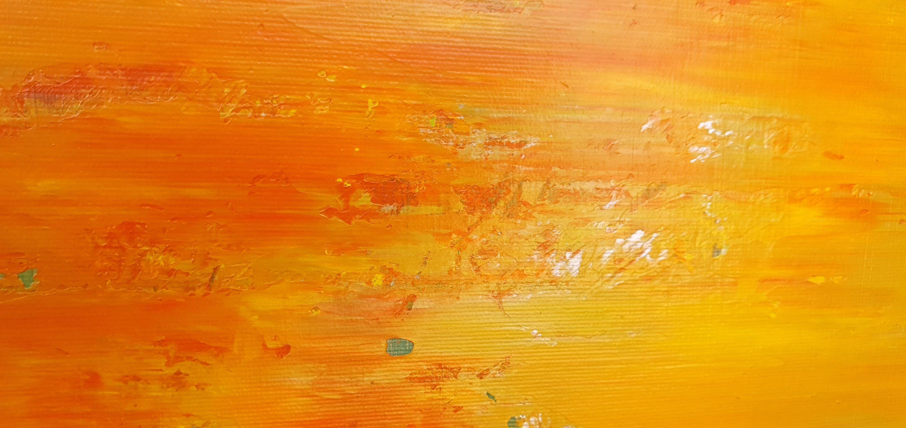 Autumn Sun, Painting, Acrylic on Canvas For Sale 3